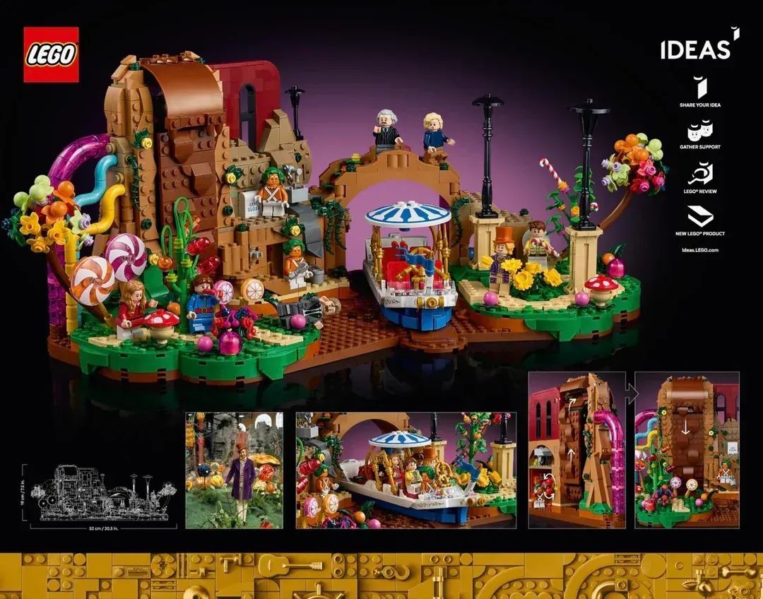 最新LEGO Ideas 21360 查理与巧克力工厂公布了!乐高这次有改砸吗???