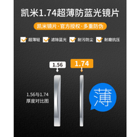 凯米镜片 U6X 防蓝光金罡系列：高度近视者的理想之选