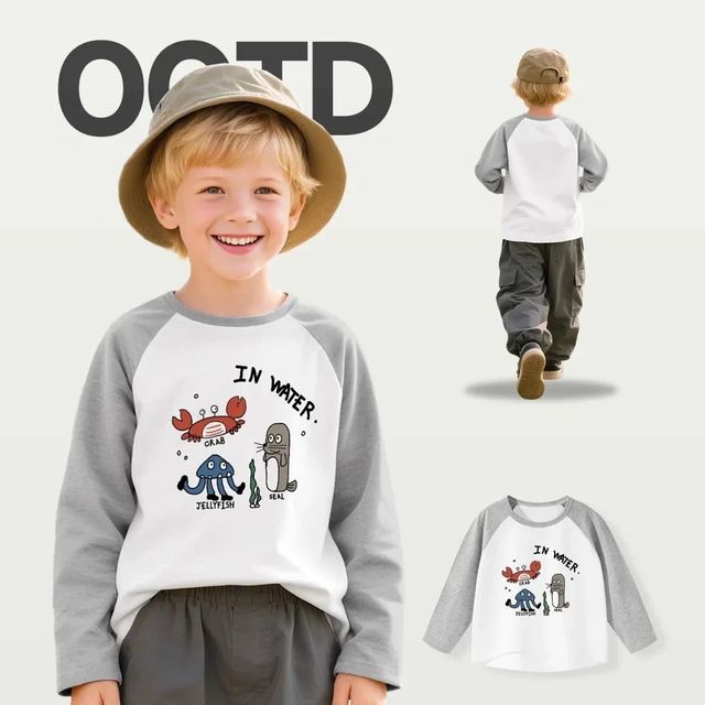 为活力宝贝制作~木木屋儿童纯棉长袖T恤三件￥49.7！