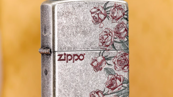 🔥被 Zippo 这朵玫瑰狠狠戳中！银色热恋款真的美到窒息～