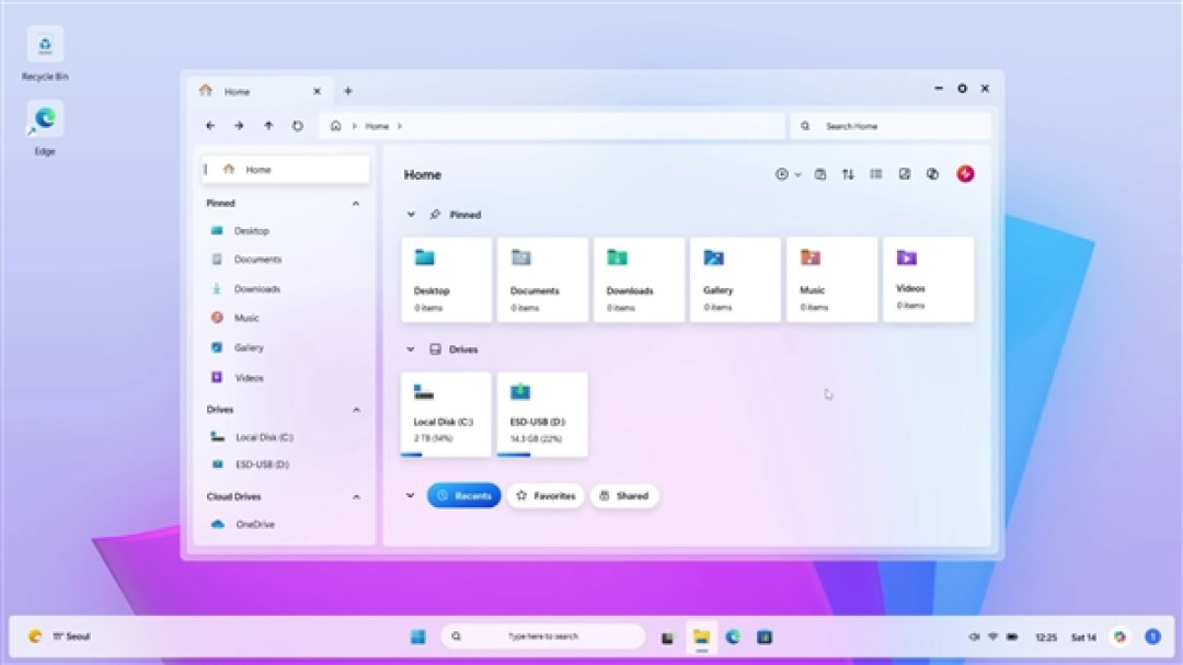 Windows 12.2概念设计曝光:全新开始菜单 支持Windows 7主题