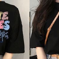 2025夏天穿得最多的T恤！纯棉字母款百搭到犯规