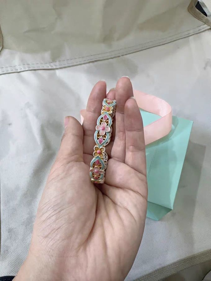 老庙黄金银手镯/手链/脚链