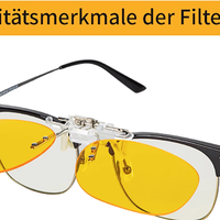 德国prisma防蓝光小黄镜男近视镜片眼镜夹片防疲劳手机电脑辐射