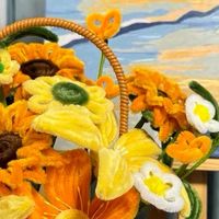 DIY扭扭棒花束：亲手编的更有温度