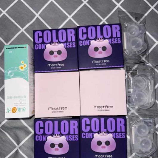 MeetFree 弥氛隐形眼镜旗舰店美瞳半年抛：日常通勤的完美之选
