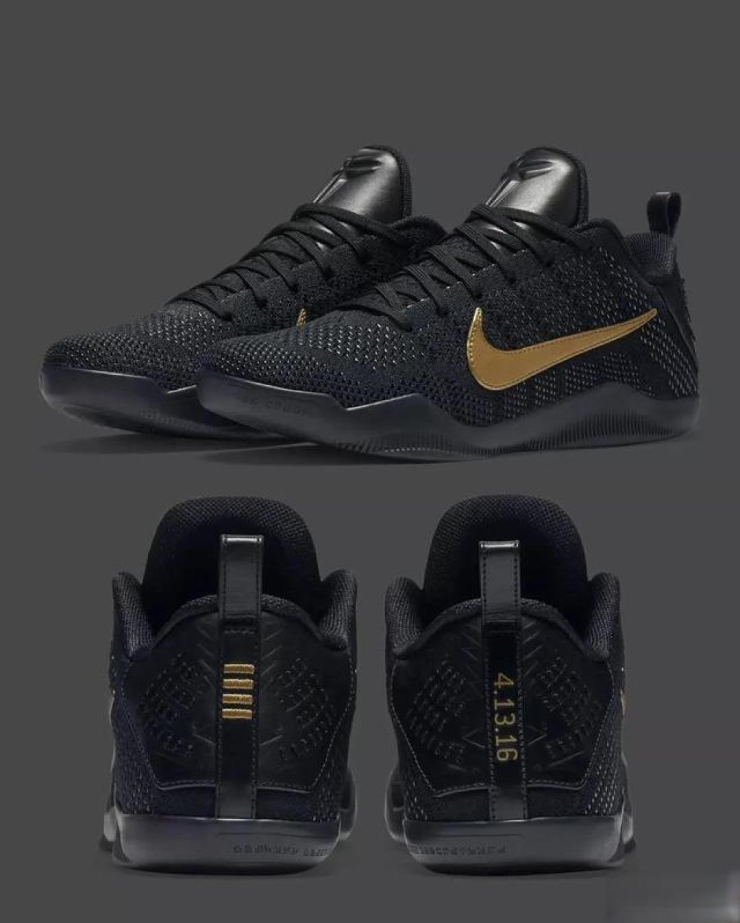 Nike Kobe 11黑金Protro确认复刻!传奇战靴十年后重燃曼巴精神