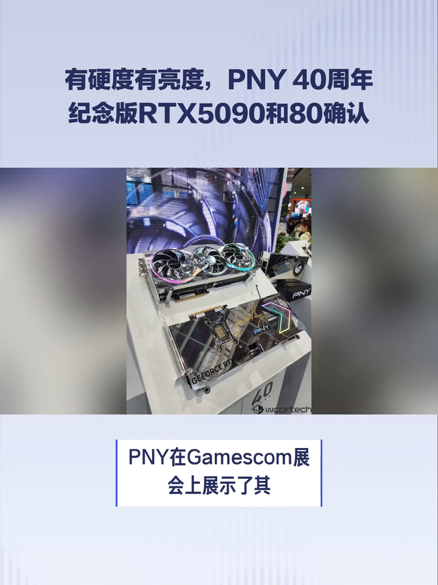 有亮度，PNY 40周年纪念版RTX5090和80确认