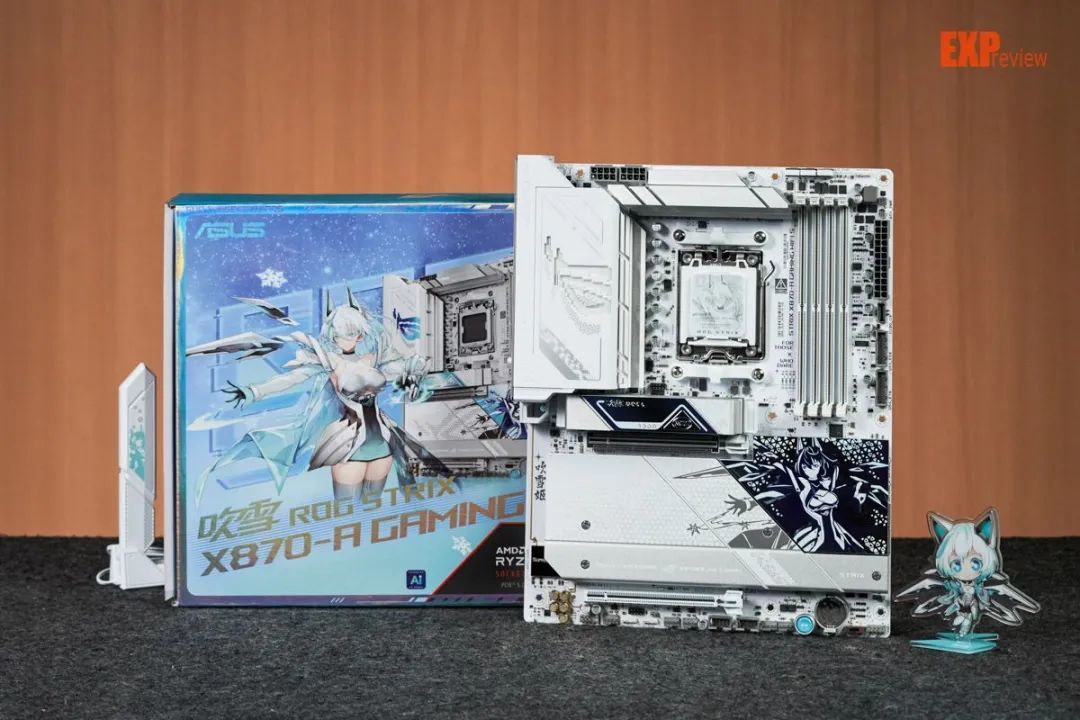 华硕ROG X870 吹雪S主板评测：电镀“战姬”加颜值，内存AI皆升级