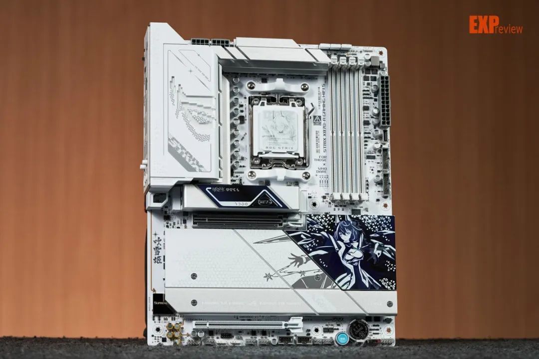 华硕ROG X870 吹雪S主板评测：电镀“战姬”加颜值，内存AI皆升级