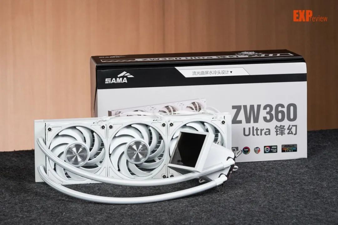 先马ZW360D Ultra 锋幻一体式水冷散热器评测：灵动曲屏，酷玩视界