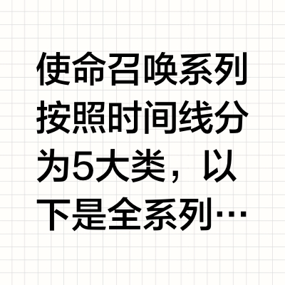 《使命召唤》系列里面哪一部最好玩？