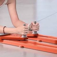 这个滑雪机让我躺着瘦成漫画腿！