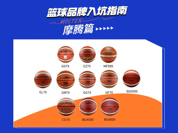 篮球品牌入坑指南，摩腾篇。12片双拼色贴皮、薄皮弹力大，重回弹而轻手感，是摩腾的一贯设计风格，代表性的三颗球GD7X、GG7X、BG5000，场地合适值得尝试