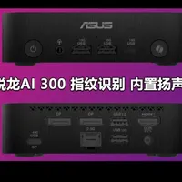 升级锐龙AI300 支持指纹识别 华硕破晓PN54商务迷你主机靠谱吗？