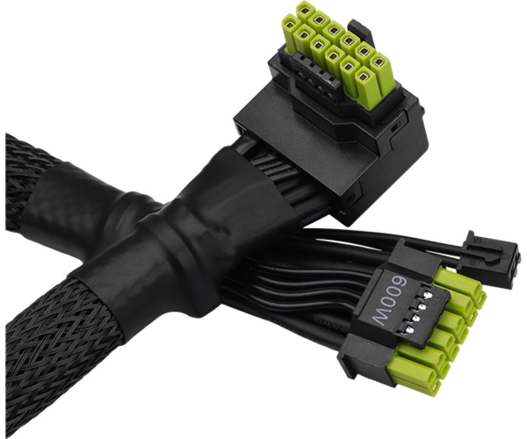 华擎发布L形12V-2x6电源线:最大能抗600W