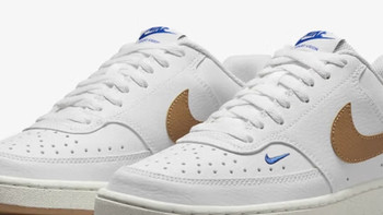 耐克女子运动休闲鞋W NIKE COURT 运动鞋FV9952-102白棕 