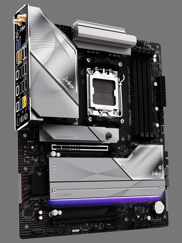 25 个 USB 接口，华擎 X870 LiveMixer WiFi 主板海外 229 美元上市