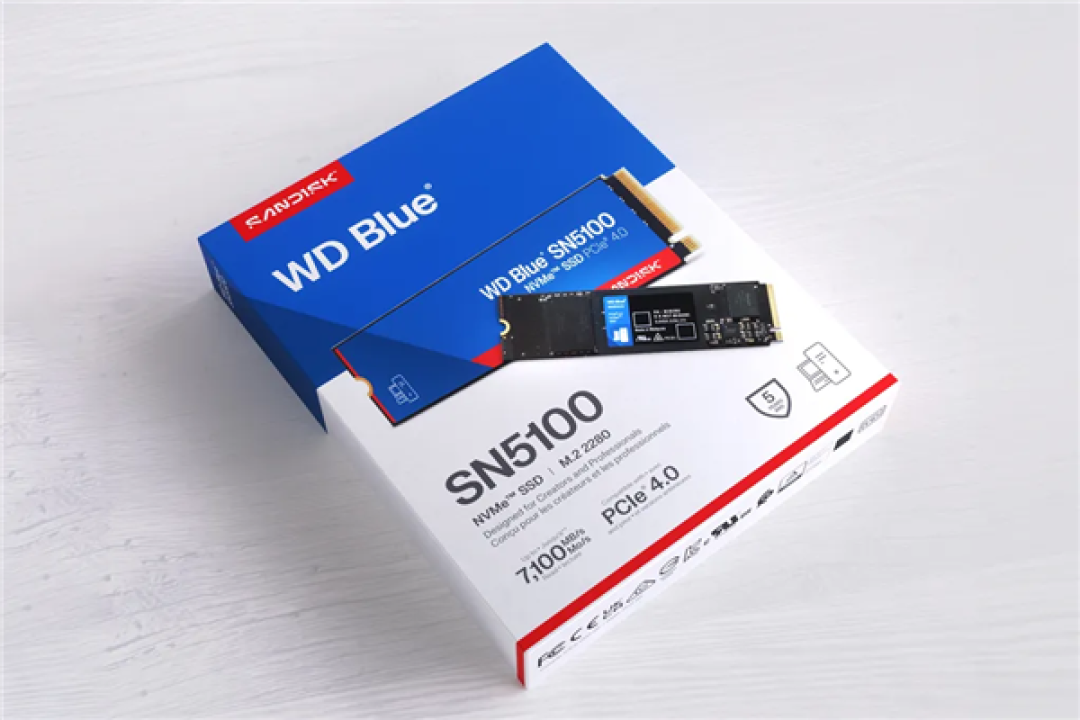 闪迪推出WD蓝盘SN5100 SSD:宣称性能提升30%、价格高了超20%