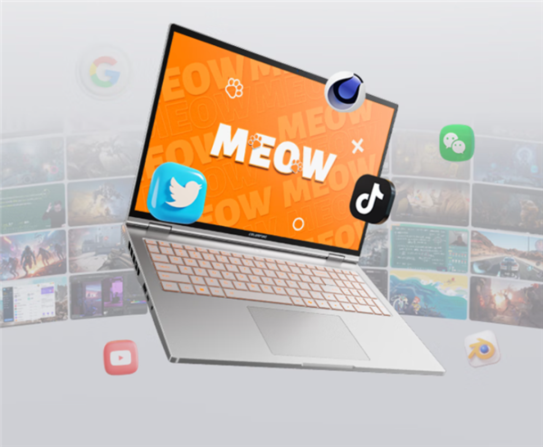 七彩虹上新旗舰游戏本MEOW R16 Ultra:梦幻A面、12核心锐龙9 9850HX