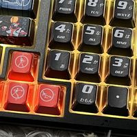 平价键帽分享：假面骑士FAIZ主题 +三面透光热升华+主体双色成型