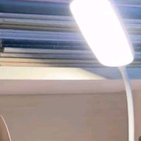 心有所属夹子台灯宿舍大学生学习护眼小台灯卧室床头灯充电led