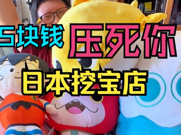 15块可以压死你，鸟取8毛钱一个动漫周边，店名叫发现宝藏