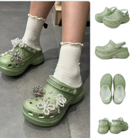 夏日清新必备！Crocs 薄荷绿小鲸鱼洞洞鞋