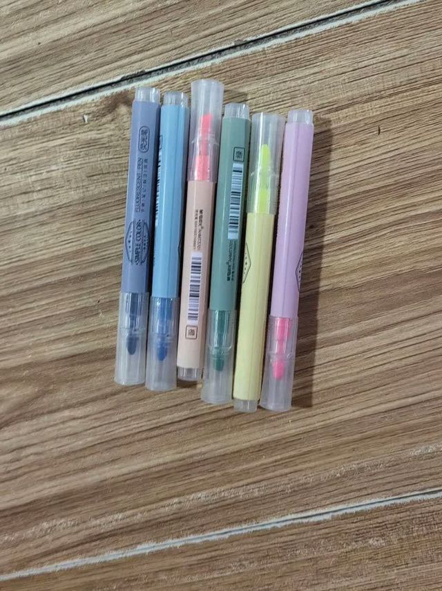 开学季文具赢麻了！晨光6色荧光笔太好用