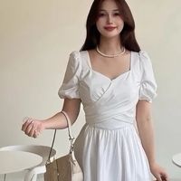 七夕穿Vero Moda纯白连衣裙，甜到心尖的约会战袍