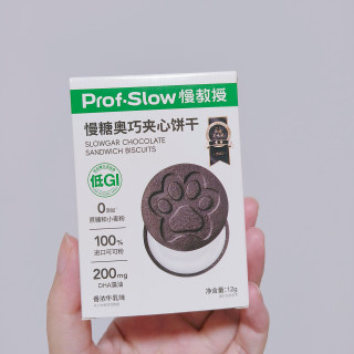 叮咚买菜会员免费领！试吃慢教授低GI慢糖奥巧夹心饼干