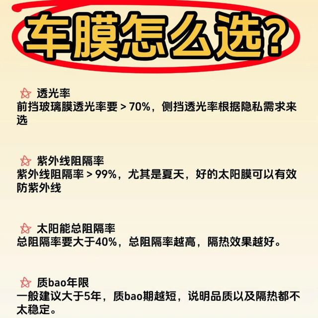 车窗膜怎么选？新手要学会这几点