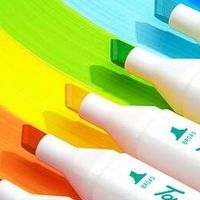 Touchmark食品级马克笔60色双头，安全绘画新体验