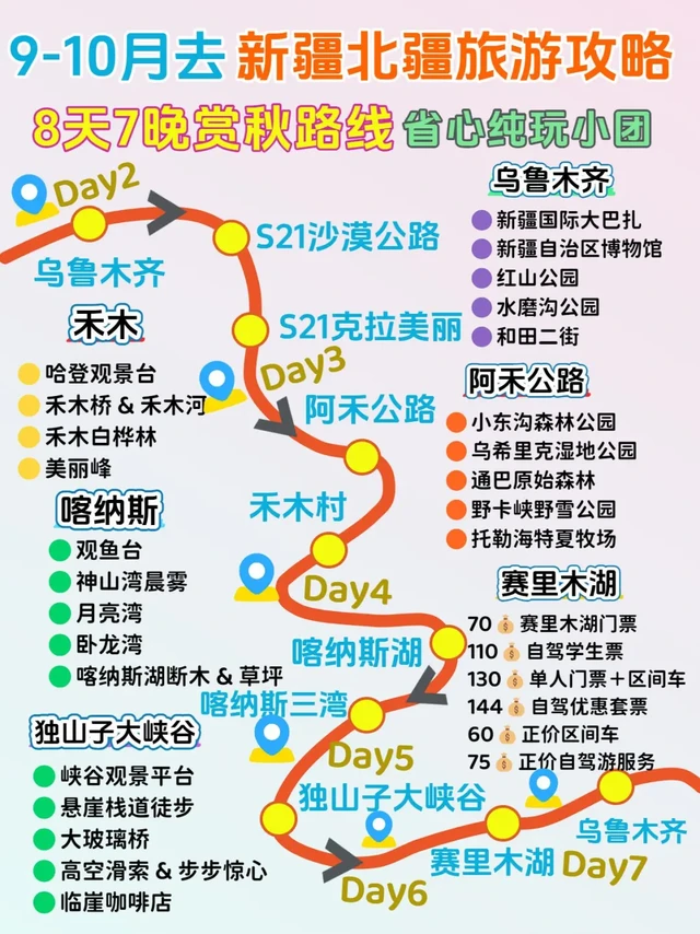 这个秋天就去新疆旅游💛慢赏秋色