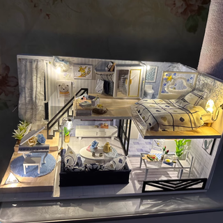 开启梦幻微缩之旅：DIY 手工小屋超级世界木质拼装模型