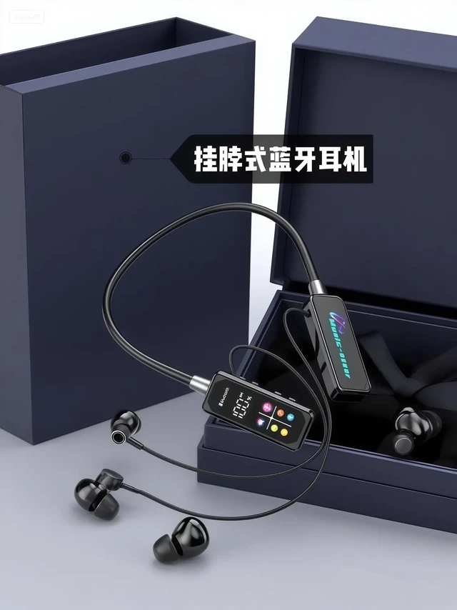 音乐爱好者别错过！这款宝藏蓝牙耳机堪称“全能选手”！支持插卡播放超方便，ANC主动降噪一键隔绝嘈杂，挂脖式人体工学设计，剧烈运动也稳如泰山。120小时超长续航搭配直观电量显示，告别电量焦虑。最绝的是搭