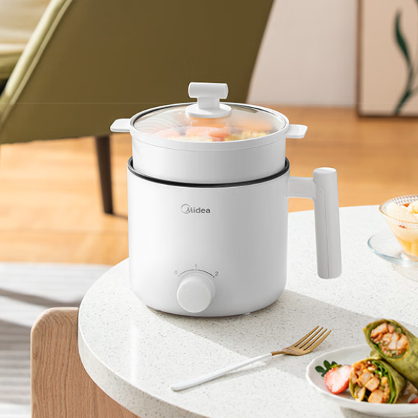 租房党必备！美的电煮锅，带你趣享一日三餐！