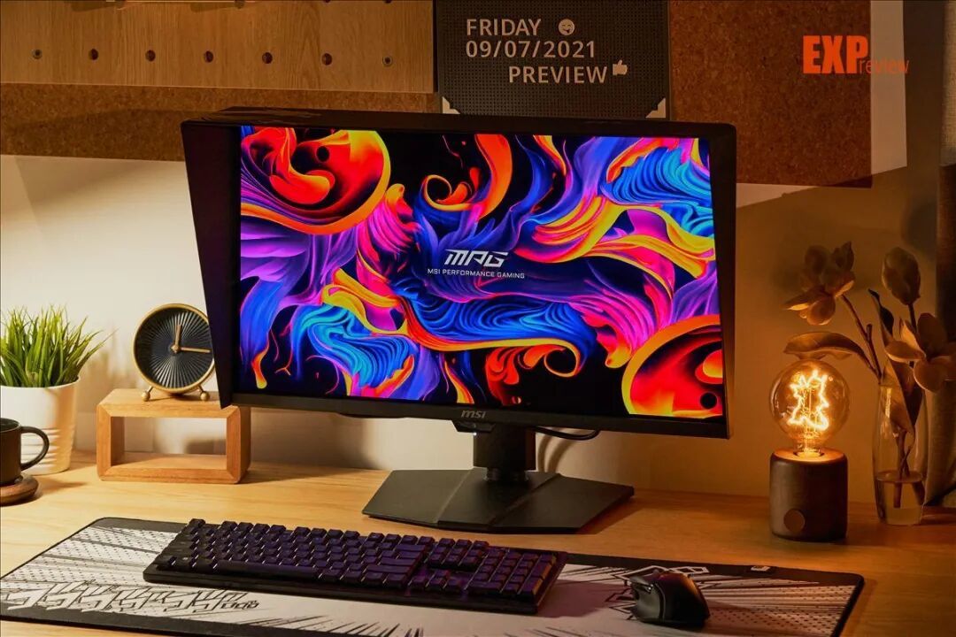 微星MPG 271QR QD-OLED X50流光评测:高刷清晰无残影,AI好玩妙处多