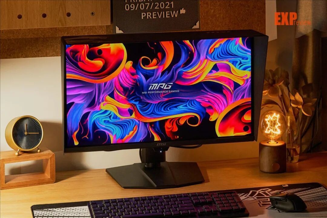 微星MPG 271QR QD-OLED X50流光评测:高刷清晰无残影,AI好玩妙处多