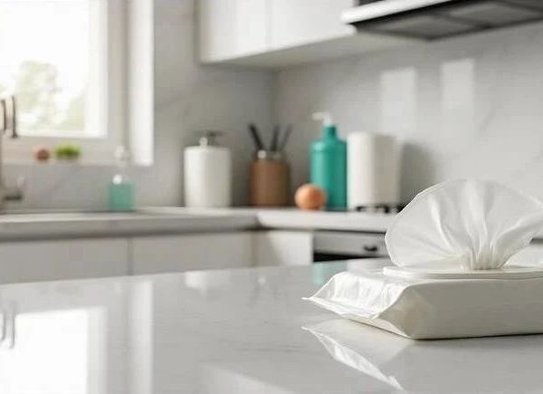 煎鱼溅油、灶台粘污？洁柔 C&S 厨房用纸：湿水不破，厨房清洁全搞定