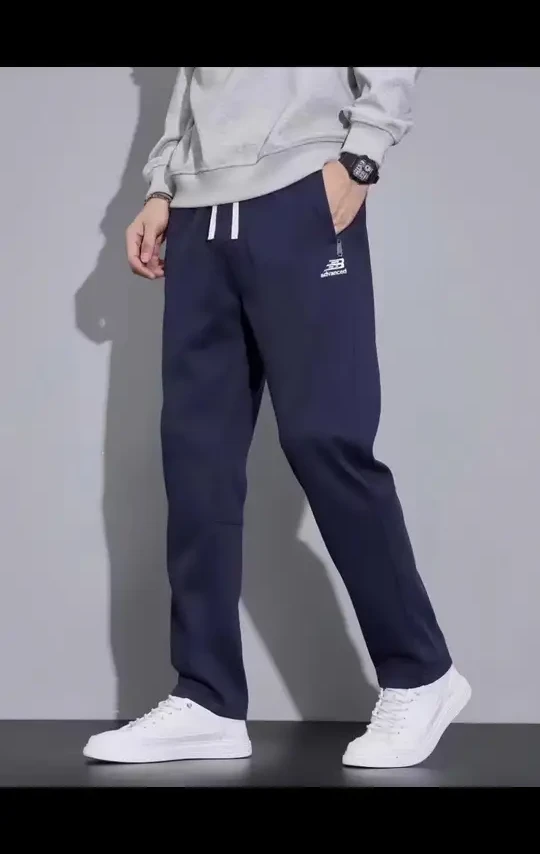 Jeanswest/真维斯品牌秋季新款运动卫裤休闲裤男商务宽松直筒长裤真维斯男女同款卫裤#休闲裤 #卫裤