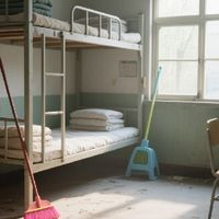 宿舍返校选扫把拖把：塑料款更适配宿舍场景