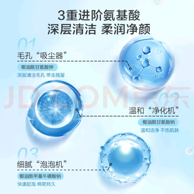 京东京造洁面产品