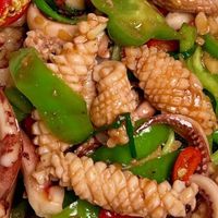 好吃的豉椒酱爆鱿鱼