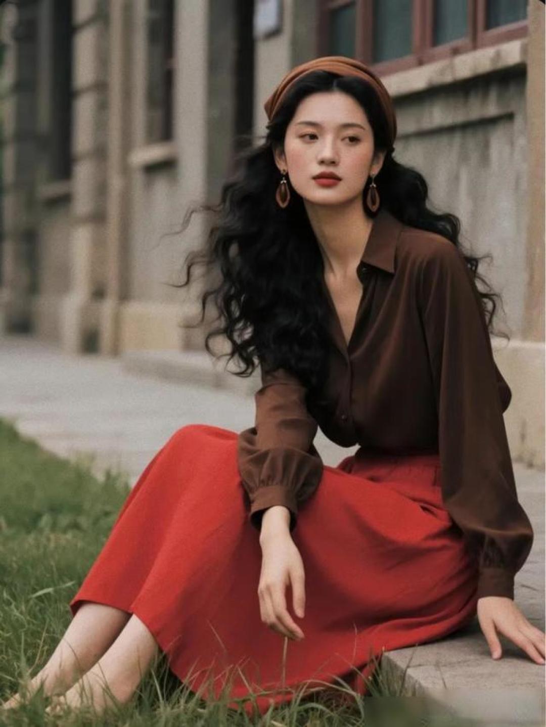 迪丽热巴琥珀系风潮横扫全网!揭秘秋日美学顶流密码