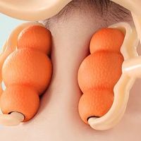 脖子按摩器手动颈部颈椎按摩神器多功能揉捏家用按肩颈滚轮颈夹仪