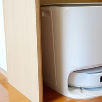 碾轧同类机的拖地效果-云鲸J6热活水履带洗地机器人有点强！