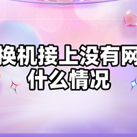 交换机接上没有网络？不要着急！