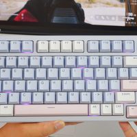 定制快银轴，性能全面升级，客制化雷柏V700DIY-98机械键盘体验