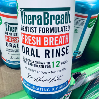 TheraBreath凯斯博士冰凉薄荷漱口水：给口腔深呼吸的清新力量